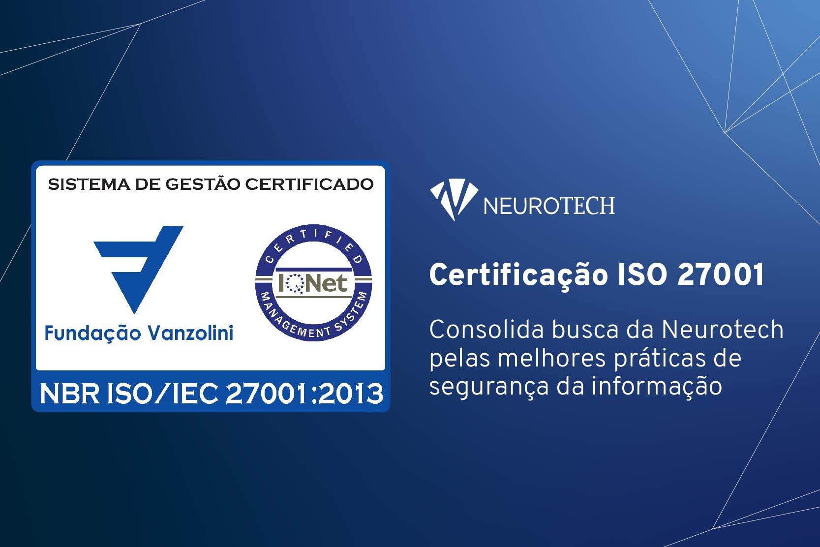 Certificação ISO/IEC 27001 - Neurotech